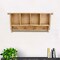 Contemporary Home Living Wooden Wall Hanging Organizer with Double Prong Hangers - 29.5" - Brown